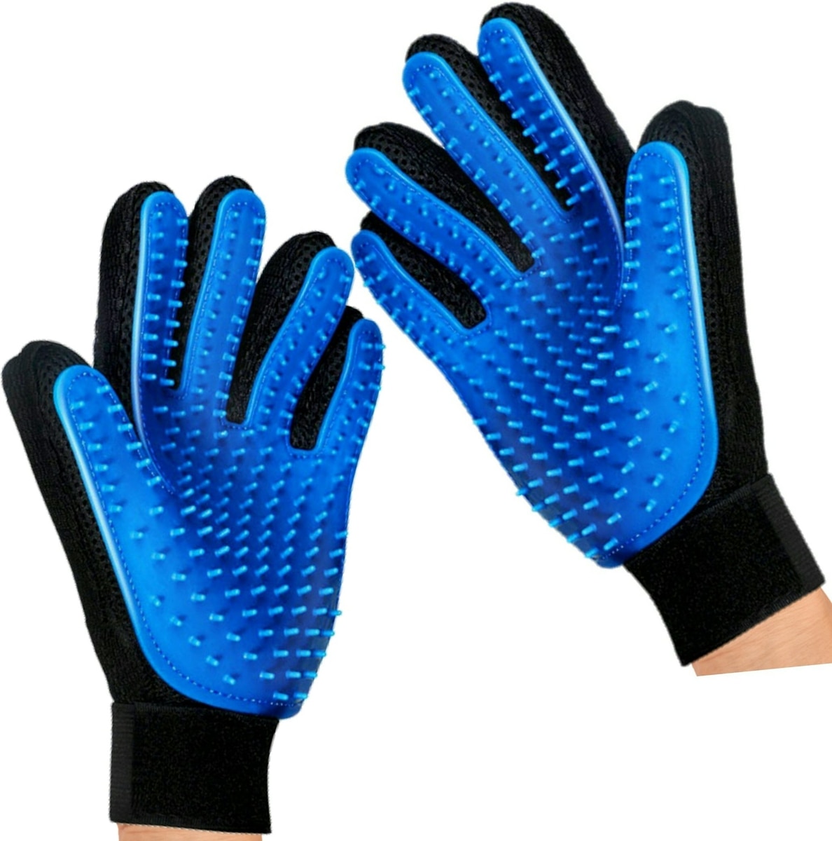 Mr. Peanut's grooming and deshedding hand gloves for dogs and cats 2 count